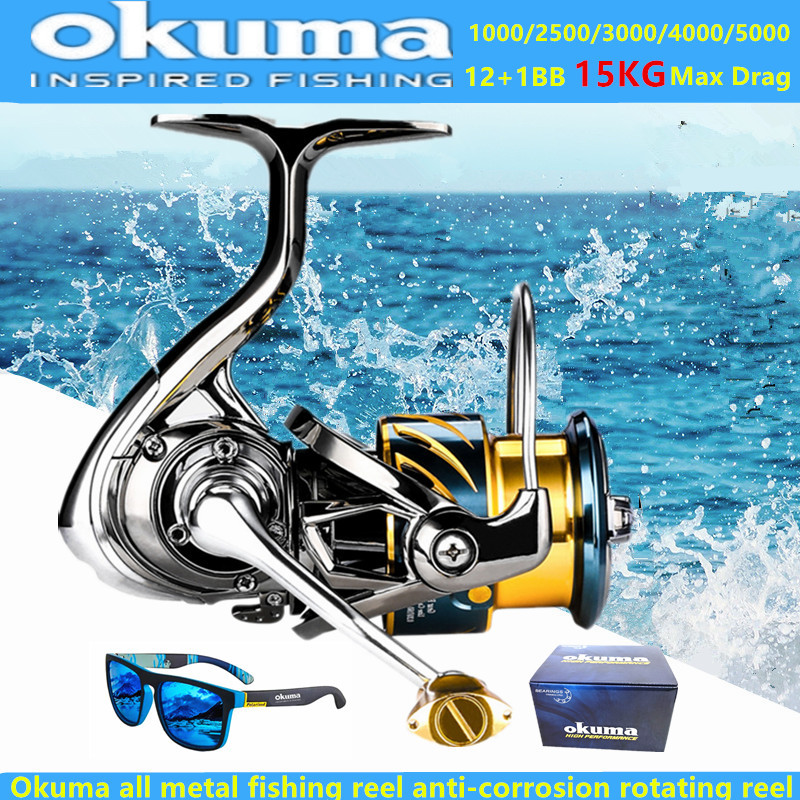 Okuma All Metal Fishing Reel 1 - Kastking Reel Zephyr 评论和价格