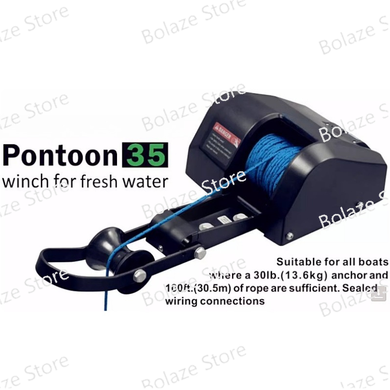 Marine Electric Windlass Saltw - Fishing Boat Anchor Winch 评论和价格