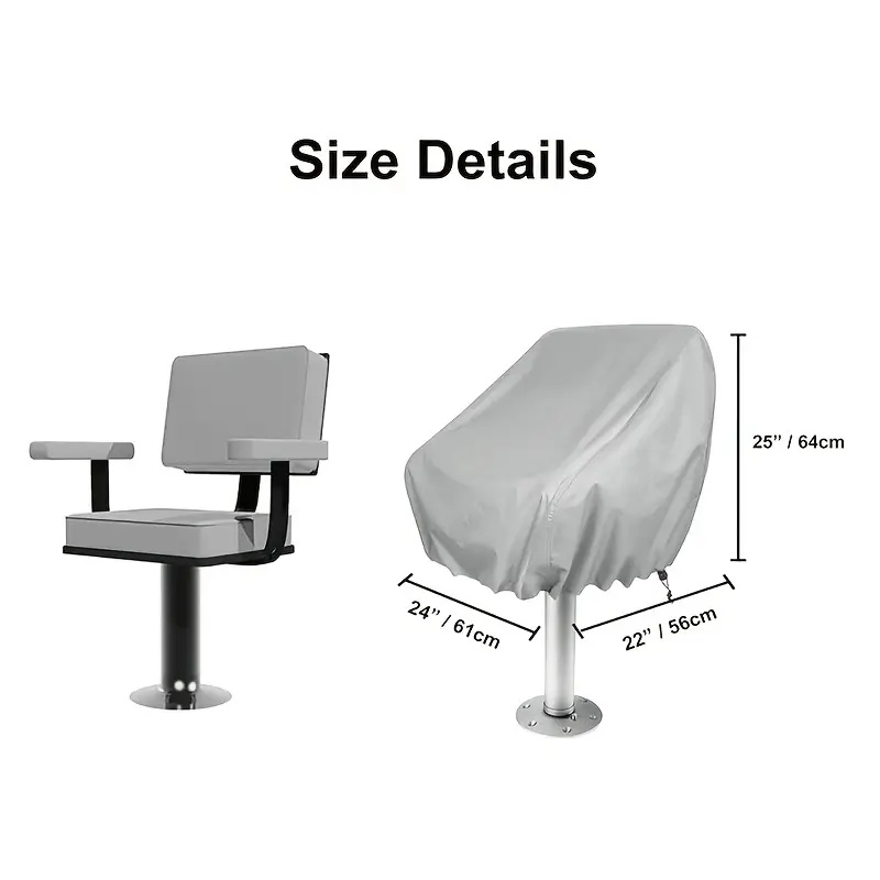 1Pcs Waterproof Boat Seat Cove - Fishing Boat Cover 评论和价格