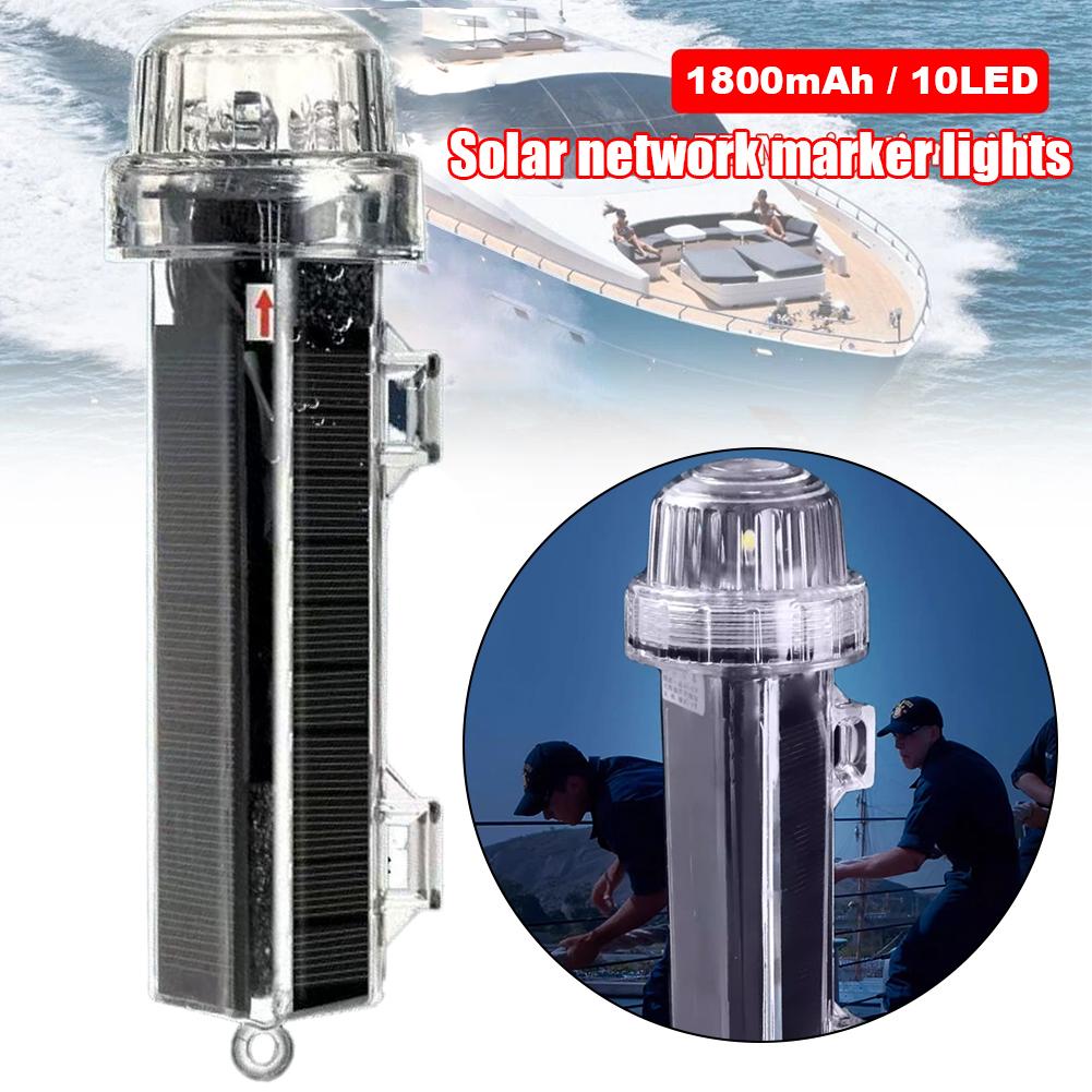Solar Ocean Signal Light Navig - Fishing Boat Navigation Light 评论和价格