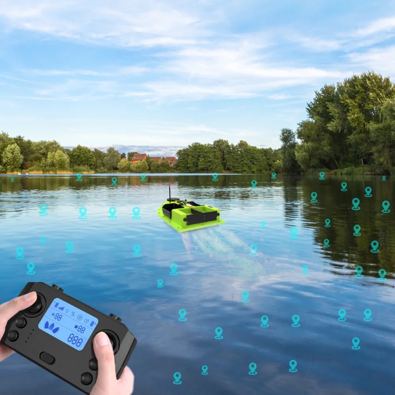 D19 GPS RC Bait Boat 600M 4 Ho - Fishing Boat Gps 评论和价格
