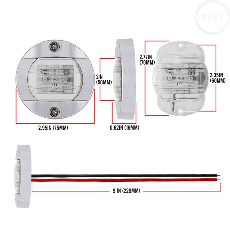 For Yacht Fishing Vessel 12V/2 - Fishing Boat Navigation Light 评论和价格