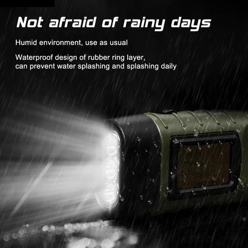 Hand Crank Solar Powered Recha - Fishing Boat Navigation Light 评论和价格